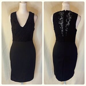 BGBGeneration Bodycon Dress with Lace V-Neck Top-NWT